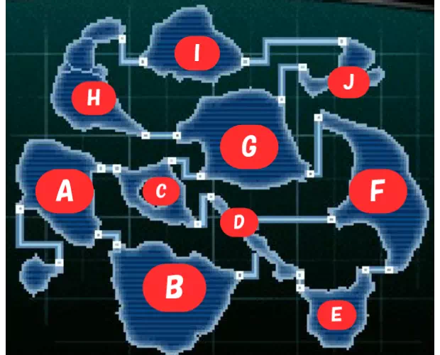 「怪獣バスターズ」コンルのMAP